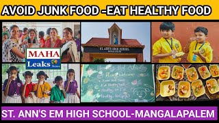 AVOID JUNK FOOD EAT HEALTHY FOOD AWARENESS PROGRAMME [upl. by Sokul]