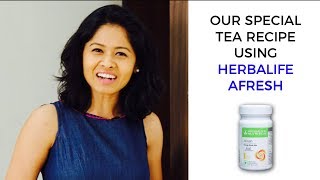 How We Make Our Morning Tea With Herbalife Afresh  SR24 016 [upl. by Mapel]