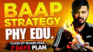 Physical Education Last 7 Days Strategy amp Roadmap  Class 12 CBSE Boards 202324  Score 100100 🔥😍 [upl. by Nyrroc]