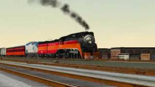 4449 to Chicago with New Chuffing Sounds [upl. by Dino]