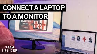 How To Connect A Laptop To A Monitor [upl. by Burack]