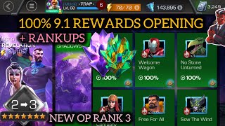 91 100 REWARDS OPENING NEW RANK 3  ALOT MORE RANKUPS [upl. by Reis]