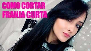 🌟COMO EU CORTO MINHA FRANJA LONGA OU CURTA DICAS [upl. by Tyra427]