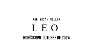 Horóscopo Leo Octubre 2024 por Susan Miller Traducido en Español [upl. by Gualtiero]