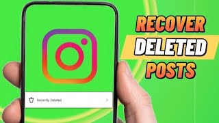 How to Recover Deleted Posts on Instagram 2023  Deleted Instagram Posts [upl. by Rives]