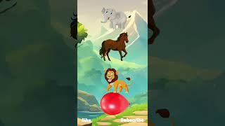 🐘🐎🐅🦁 hathidada animatedcartoon funny cartoon ytshort viralreels [upl. by Dulla180]