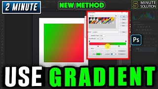 How to use gradient tool in photoshop 2024 [upl. by Yrhcaz691]