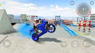 Extreme OffRoad Dirt Bike Stunts  Super Hero Motorcycle Racer Game  Bike Games For Android [upl. by Akitan]