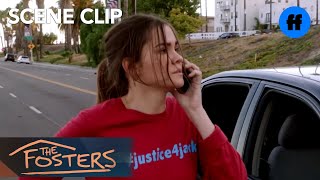 The Fosters  Season 4 Episode 11 Callie Runs From The Car Accident  Freeform [upl. by Sharia810]