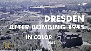 159 Germany GDR DDR 1956 ▶ Dresden in Color after Bombing 1945 by RAF and US Army Air Force [upl. by Ikilisav]