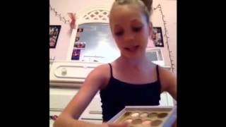 Maddie Ziegler First makeup tutorial [upl. by Ott]