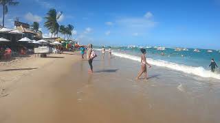 Beach Walk Porto De Galinhas Brazil [upl. by Timi944]