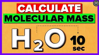 How to calculate molecular mass and molecular weight [upl. by Yrahcaz]