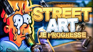 Jsuis toujours nul en street art mais je progresse 😂 Enfin je crois [upl. by Auoy891]