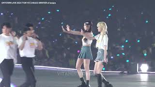 240221 SMTOWN LIVE 2024 SMCU PALACE TOKYO  Ending 빛HOPE  aespa WINTER fancam [upl. by Namsu]