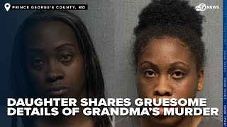 Daughter accomplice in murder of Md grandmother recounts more gruesome details in trial [upl. by Atteloiv]