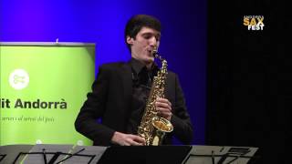 MAXIME BAZERQUE  SECOND ROUND  III ANDORRA INTERNATIONAL SAXOPHONE COMPETITION 2016 [upl. by Noscire]