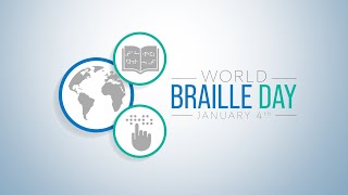 Happy World Braille Day from Freedom Scientific [upl. by Flight]