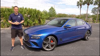 Is the 2024 Genesis G70 33T a BETTER luxury sport sedan than a Mercedes AMG C63 [upl. by Lindsy35]