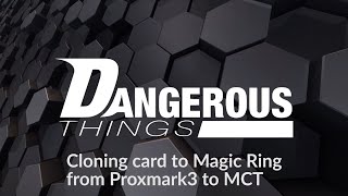 Clone Proxmark3 dump file to Magic Ring with MCT app on Android [upl. by Aileduab107]