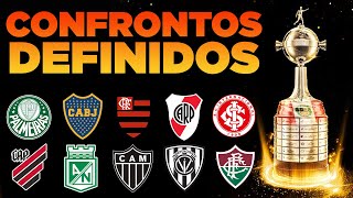 ⚽️ SORTEIO DAS OITAVAS DE FINAL DA CONMEBOL LIBERTADORES 2023  CONFRONTOS DEFINIDOS [upl. by Yorgo]