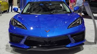 Riptide Blue Metallic 2024 Corvette Stingray 3LT Coupe Mid Engine Corvette [upl. by Anauqat]