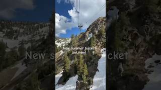 Snowbird Utah Open Air Tram travel summer mountains tram [upl. by Linis]