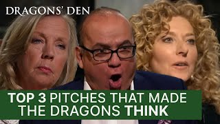 Top 3 Pitches Where A Dragon Contemplates Giving An Entrepreneur A Job  Dragons Den [upl. by Yorgen727]