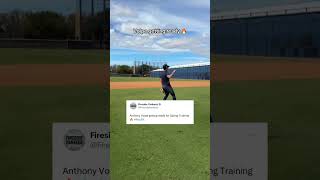 Anthony Volpe getting ready for Spring Training 🔥yankees [upl. by Gussie]