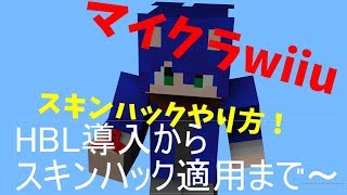 マイクラwiiuスキンハックやり方！ [upl. by Minda]