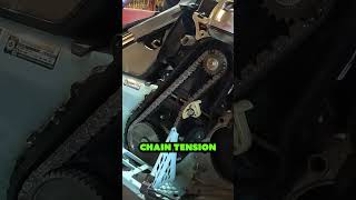 Proper chain tension on Gen 5 SkiDoo skidoo snowmobiling [upl. by Kenlee293]