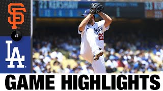 Giants vs Dodgers Game Highlights 72422  MLB Highlights [upl. by Jena]