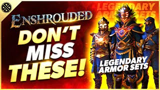 Enshrouded  3 Legendary Armor Sets You Dont Want To Miss [upl. by Ahsekat]