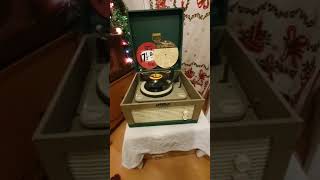 Hoppybellbox Dansette Major Record player Christmas 2024 Singles [upl. by Aidas]