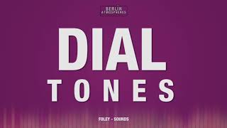 Dial Tones SOUND EFFECT  Dialing Phone SOUNDS Numbers and Ring SFX [upl. by Vinni]