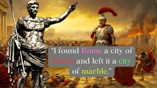 The First Roman Emperor and The Secret to His Rise To Power Augustus Caesar [upl. by Aroc]