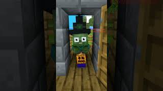 Halloween ⚡  Baby zombie minecraft animations [upl. by Ayeki]