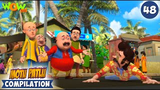 Motu Patlu Season 13  Compilation 48  Motu Patlu New  Cartoons For Kids  spot [upl. by Rozamond]