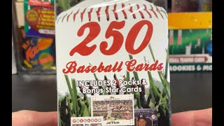 MLB Baseball Mystery Cube  2 Packs  250 Cards [upl. by Yzzo844]