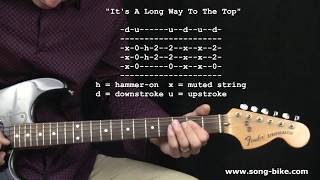 quotIts A Long Way To The Topquot by ACDC  365 Riffs For Beginning Guitar [upl. by Ynolem]