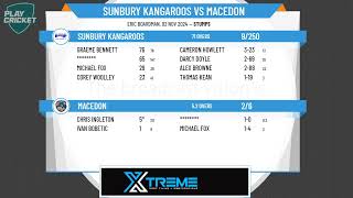 Sunbury Kangaroos v Macedon  McIntyre 1sts [upl. by Simpson]