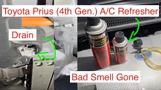 Toyota Prius AC Refresher  BAD SMELLS GONE [upl. by Eednil435]