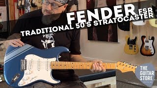 Fender FSR Traditional 50s Stratocaster DEMO [upl. by Atirehc]