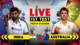 IND vs AUS LIVE 1st Test  Day 4 3rd Session Commentary amp RealTime Scores  India vs Australia BGT [upl. by Walburga]