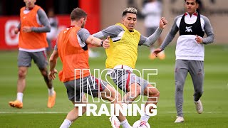 Inside Training Exciting rondos boss goals and more ahead of final home game [upl. by Livvy]