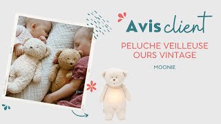 MOONIE Peluche veilleuse ours [upl. by Eidod]