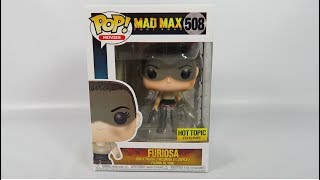 Hot Topic Exclusive Funko Pop Vinyl Mad Max Fury Road Furiosa Unboxing [upl. by Anne]