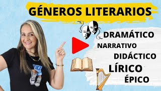 LOS GÉNEROS LITERARIOS ¡MUY FÁCIL [upl. by Siblee205]