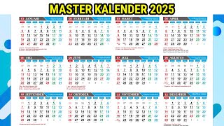 GRATIS DOWNLOAD MASTER KALENDER 2025 KALENDER JAWA HIJRIYAH DAN HARI PASARAN JAWA SKB 3 MENTRI [upl. by Shugart634]