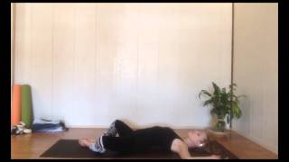 Yoga For Beginners Supine Cobblers Pose [upl. by Eatnwahs354]